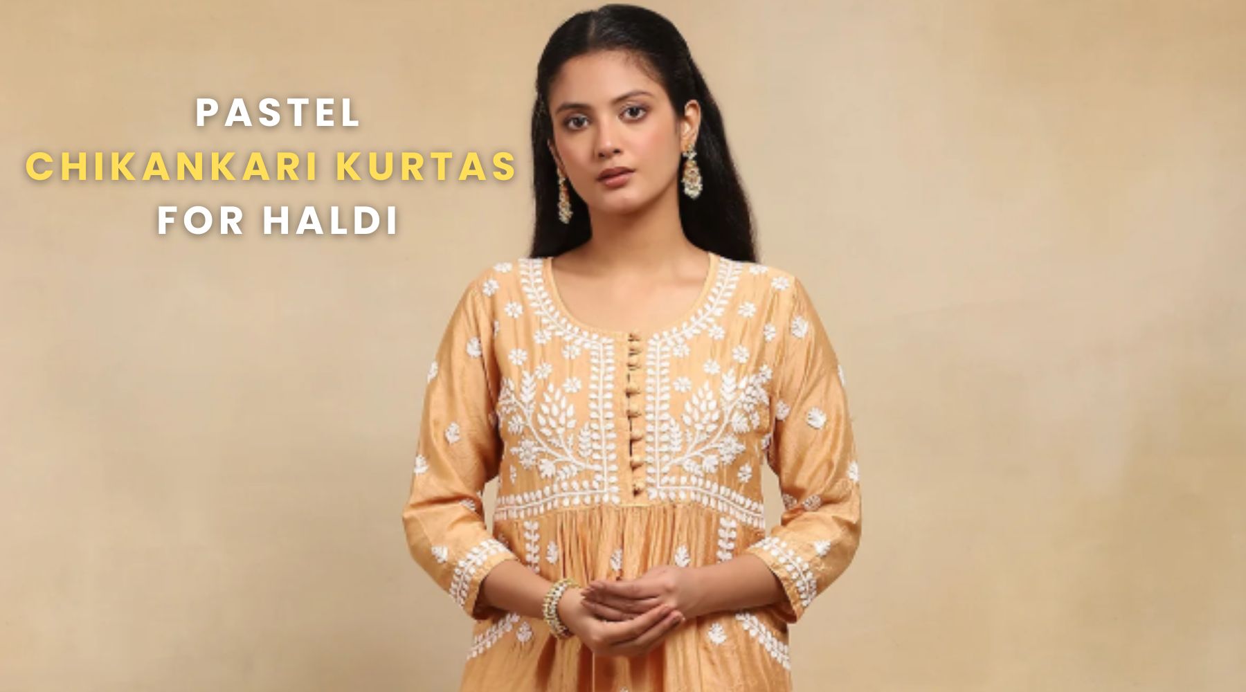 pastel color dress for haldi Upgrade Your Haldi Look