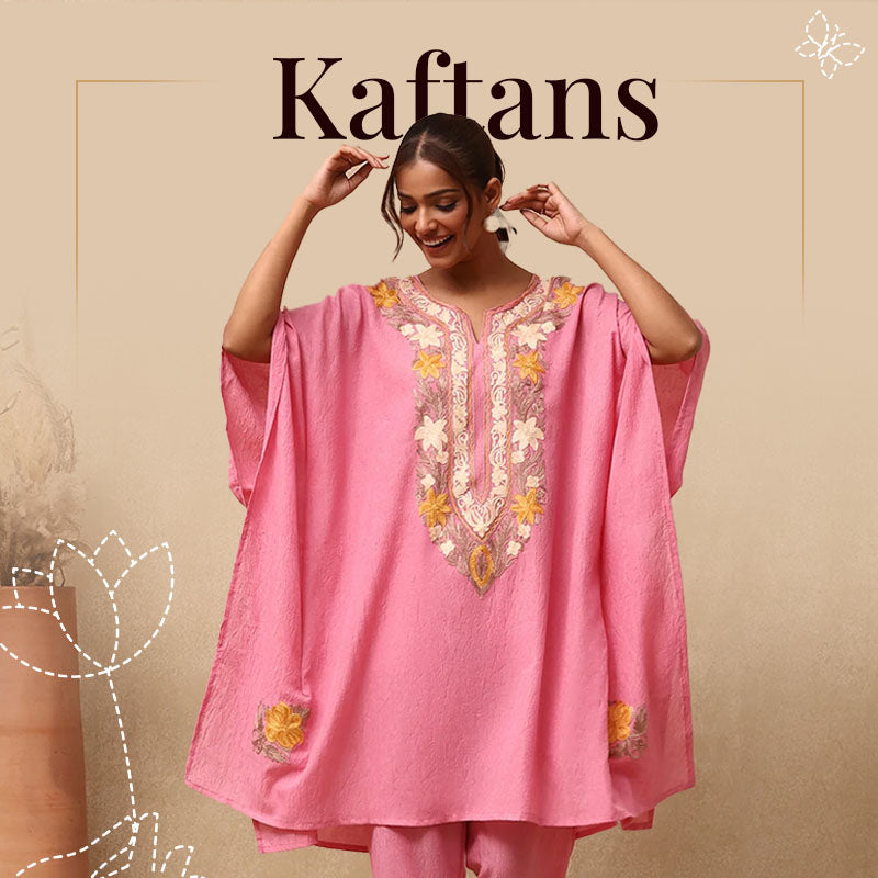 Chikankari Kaftans