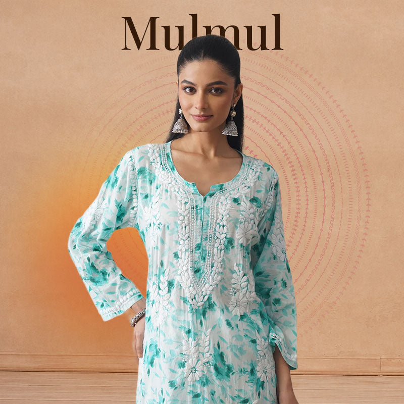 Mulmul Chikankari Kurtas