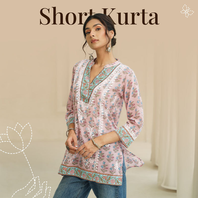 Short Chikankari Kurtas