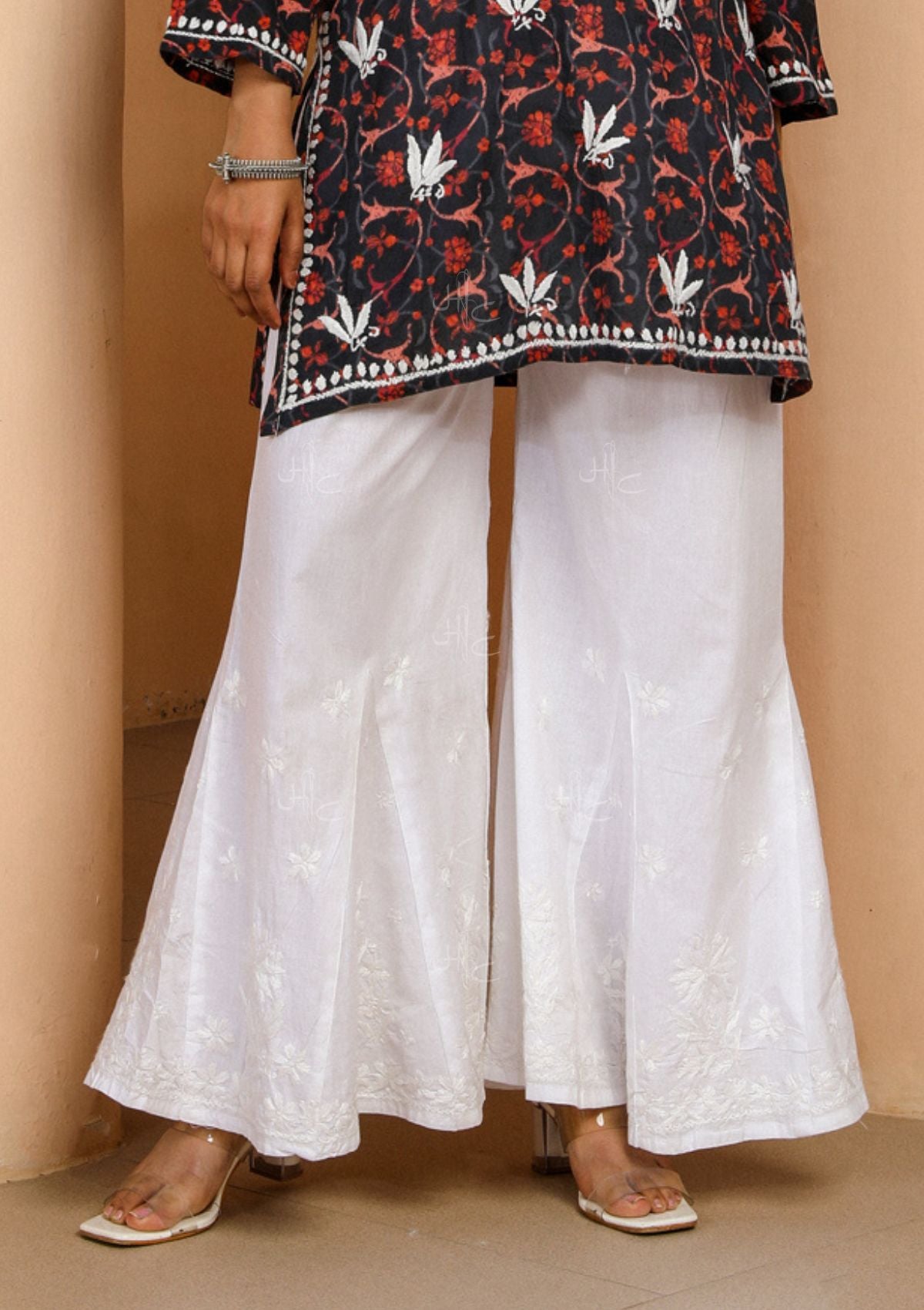 Buy chikankari bottoms online, Pure chikankari bottoms, Trendy chikankari  bottoms, online shopping india, sarees, apparel in india |  www.maanacreation.com