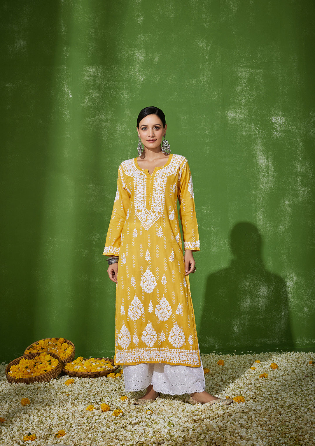 Haldi Kurti - Buy Yellow Kurti For Haldi Function For Women Online House of Chikankari Haldi Kurti - Buy Yellow Kurti For Haldi Function For Women Online House of Chikankari