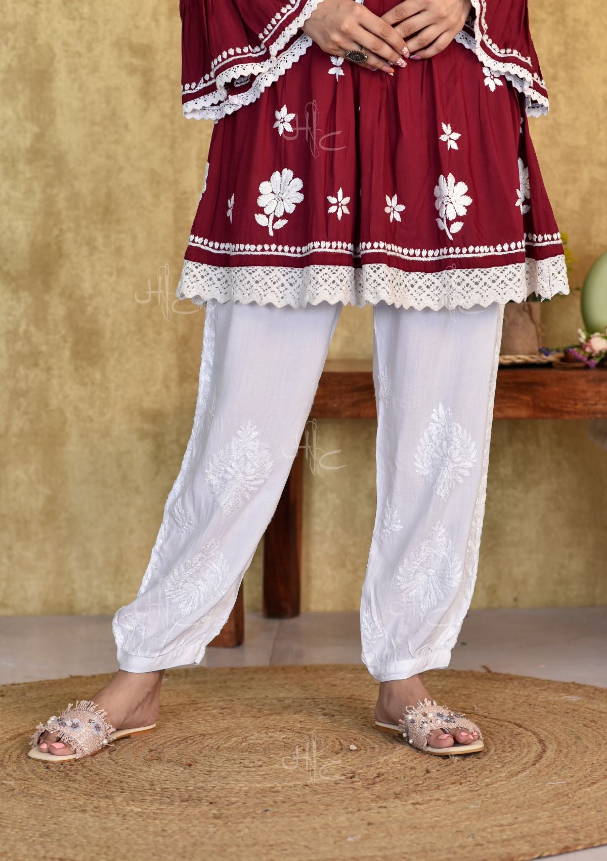 White Churidar Chikankari Salwar Kameez and White Churidar Chikankari  Salwar Suits online shopping