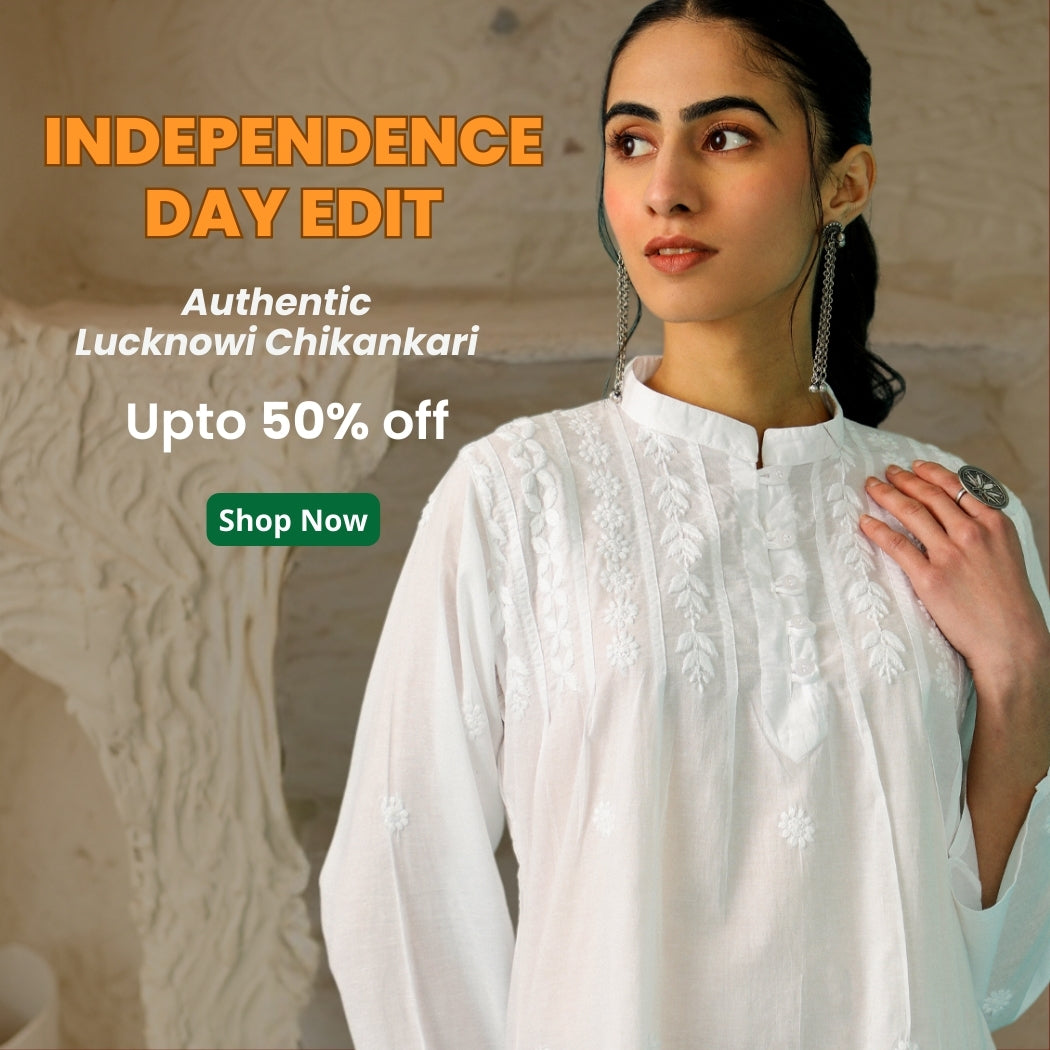 Chikankari Kurti Online - Hand Embroidered Chikankari Kurtas for Women ...